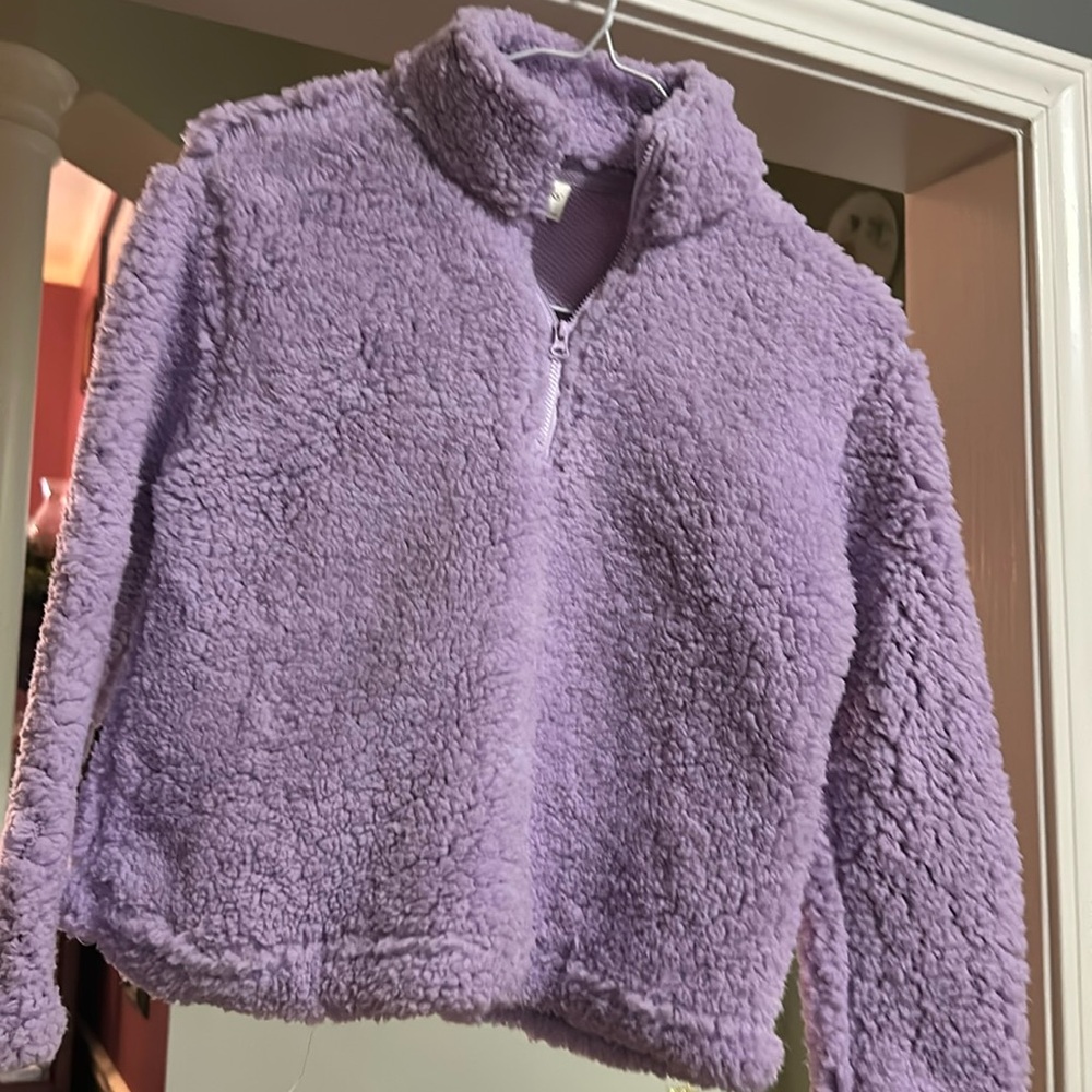 Girls Sherpa pullover